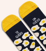 Calcetines "Te quiero un huevo" Blue - low impact