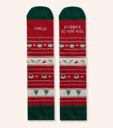 Calcetines "Familia ayudante de Papá Noel"