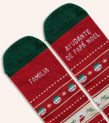 Calcetines "Familia ayudante de Papá Noel"