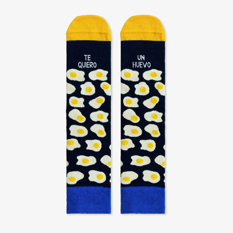 Calcetines "Te quiero un huevo" Blue