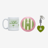 Kit Taza + Posavasos + Llavero "I love you so matcha"