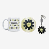 Kit Taza + Posavasos + Llavero "Mi gato manda, yo obedezco"