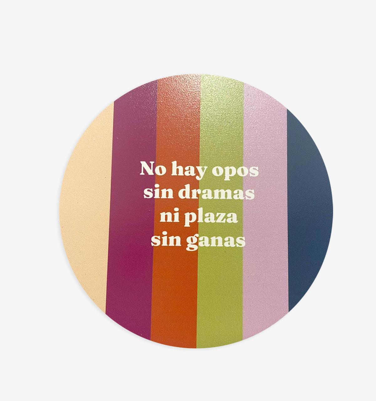 kit Taza + Posavasos + Llavero "No hay opos sin dramas"