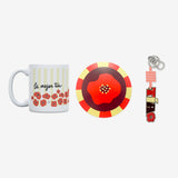 Kit Taza + Posavasos + Llavero "Tía"