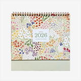 Calendario sobremesa 2026 "Bloom"
