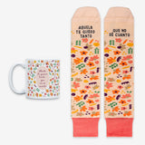 Kit Taza + Calcetines "Abuela, te quiero tanto que no sé cuánto"
