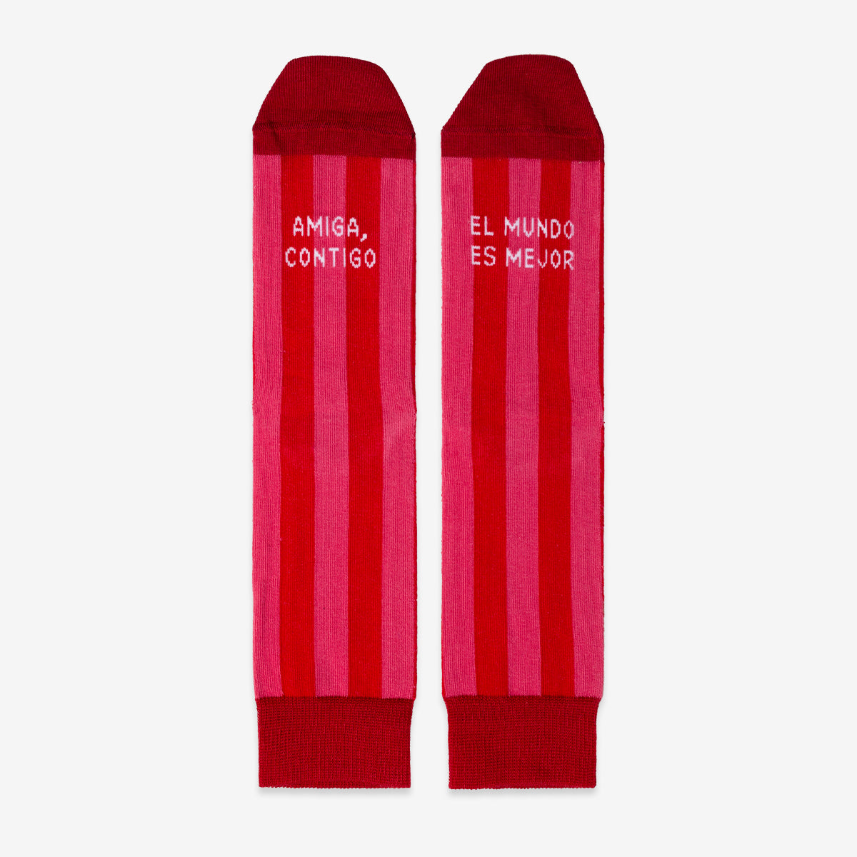 Calcetines "Amiga contigo el mundo es mejor"