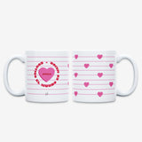Taza "Amiga contigo el mundo es mejor"