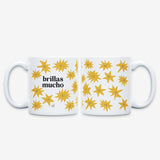 Kit Taza + Posavasos + Llavero "Brillas Mucho"