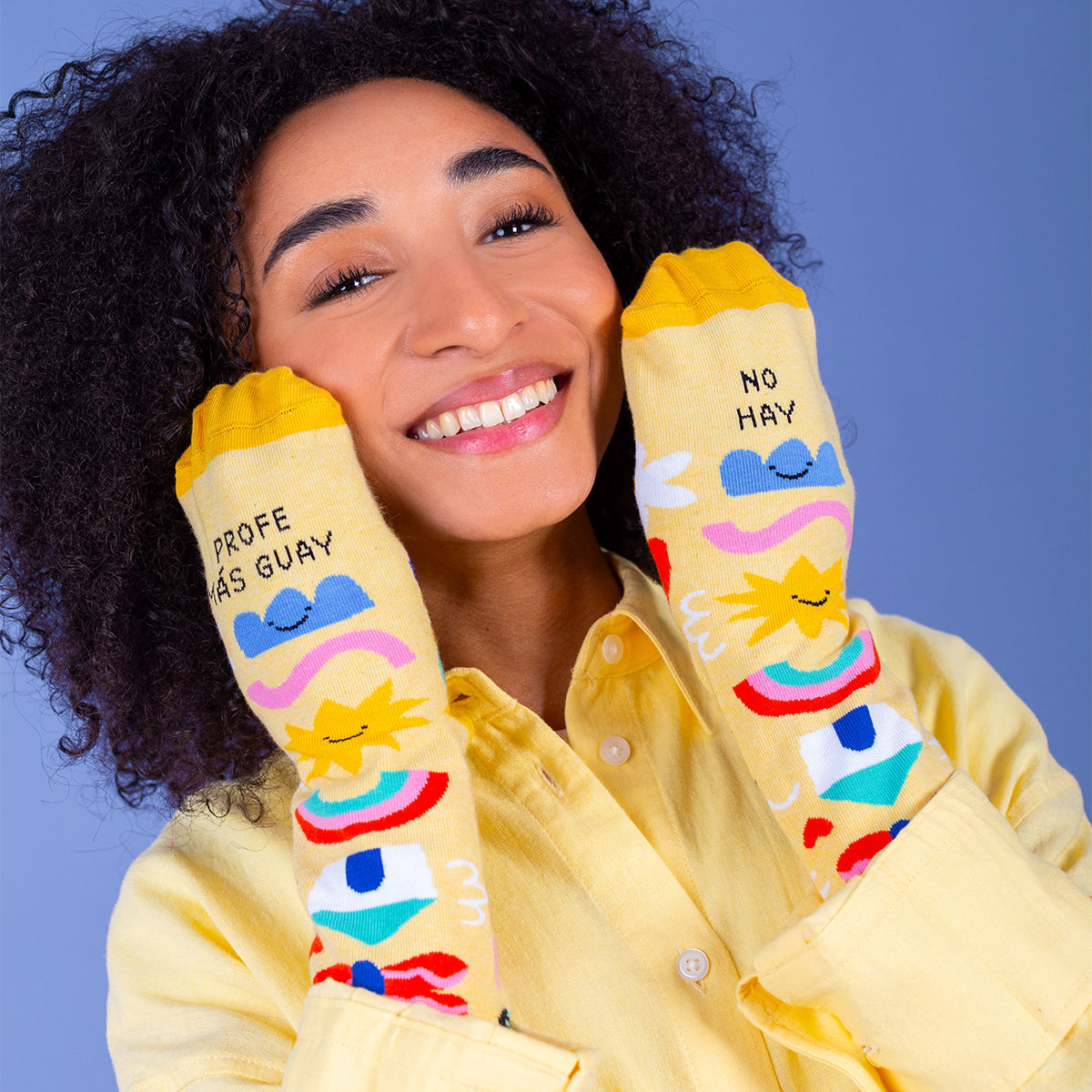 Kit Taza + Calcetines "Profe más guay no hay"
