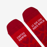 Kit Taza + Calcetines "Contigo siempre lo que con nadie nunca"