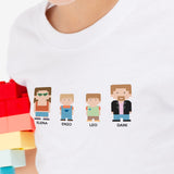 Camiseta Personalizada "Familia" Píxel - niño