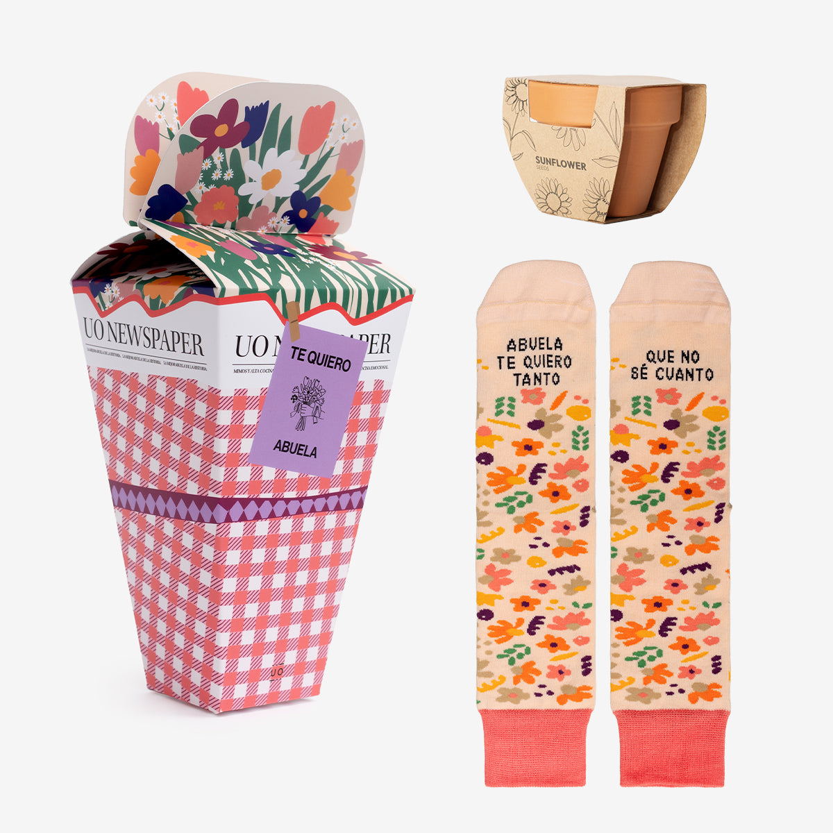 Kit ramo "Abuela, te quiero tanto que no sé cuánto" Fam