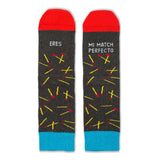 Calcetines "Eres mi match perfecto"