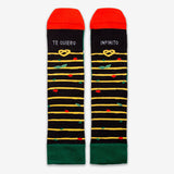 Calcetines "Te quiero infinito" pasta - low impact