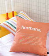 Funda de Cojín "La mejor hermana" Definición