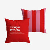 Funda de Cojín "Mi lugar favorito" Definición