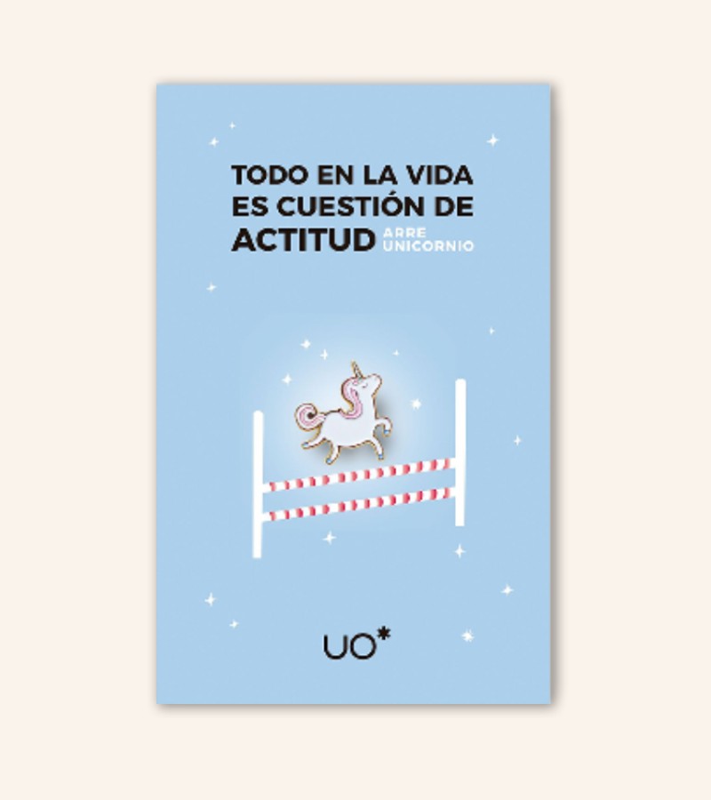 Postal "Todo es cuestión de actitud"