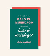 Postal "Muérdago"