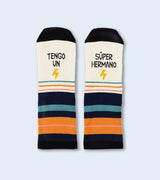 Mini Calcetines "Tengo un súper hermano"