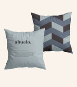Funda Cojín "Abuelo. Definición" geométrico