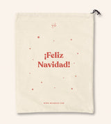Bolsa tela regalo "¡Feliz Navidad!"