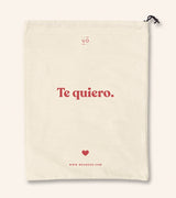 Bolsa tela regalo "Te quiero"