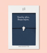 Pulsera Charm "Sueña alto, llega lejos"