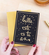 Postal "Brilla, este es tu año"