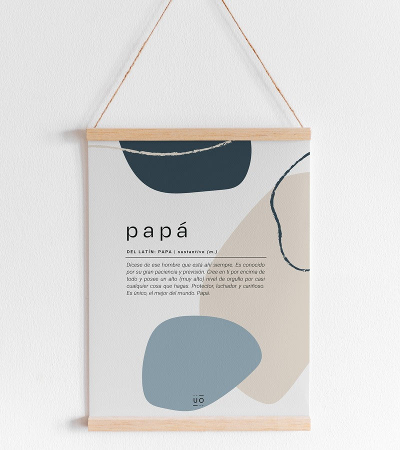 Lámina "Papá. Definición"