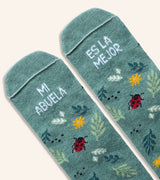 Mini calcetines "Mi abuela es la mejor"