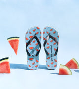 Chanclas "A vivir que son sandías"