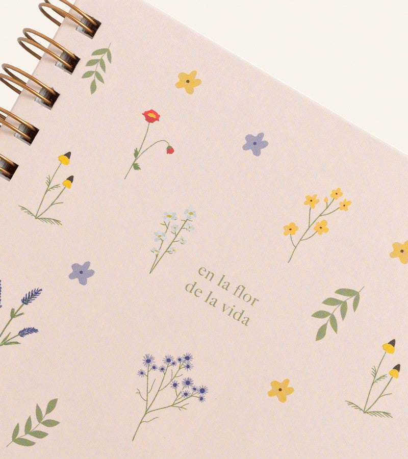 Libreta "En la flor de la vida"