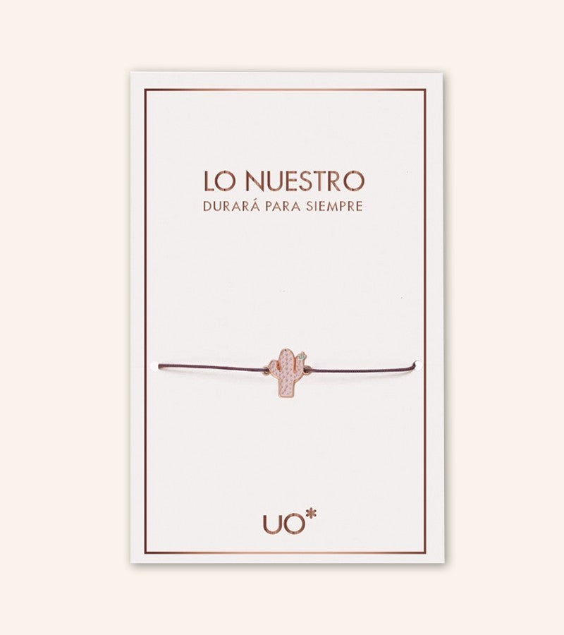 Pulsera charm "Lo nuestro durará para siempre"