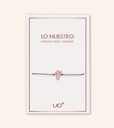 Pulsera charm "Lo nuestro durará para siempre"