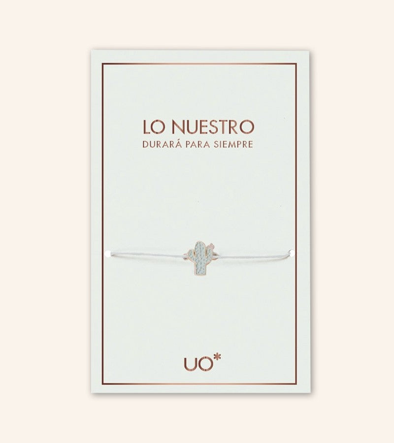Pulsera charm "Lo nuestro durará para siempre"