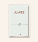Pulsera charm "Lo nuestro durará para siempre"