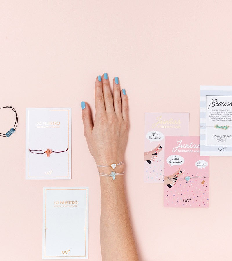 Pulsera charm "Lo nuestro durará para siempre"