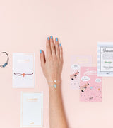 Pulsera charm "Lo nuestro durará para siempre"