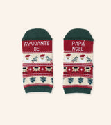 Mini calcetines "Ayudante de Papá Noel"