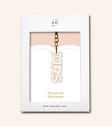 Llavero metálico "Mrs"