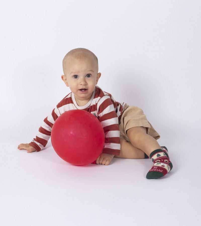 Mini calcetines "Ayudante de Papá Noel"