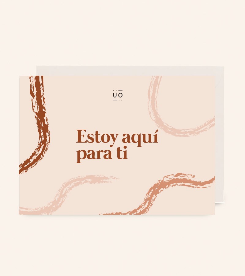 Postal "Estoy aquí para ti"