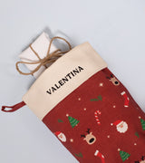 Calcetín grande regalos "Feliz Navidad"