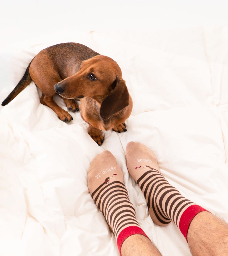 Kit Taza + Calcetines "Te quiero infinito"