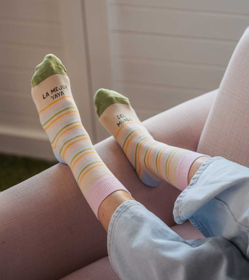 Calcetines "La mejor yaya del mundo"