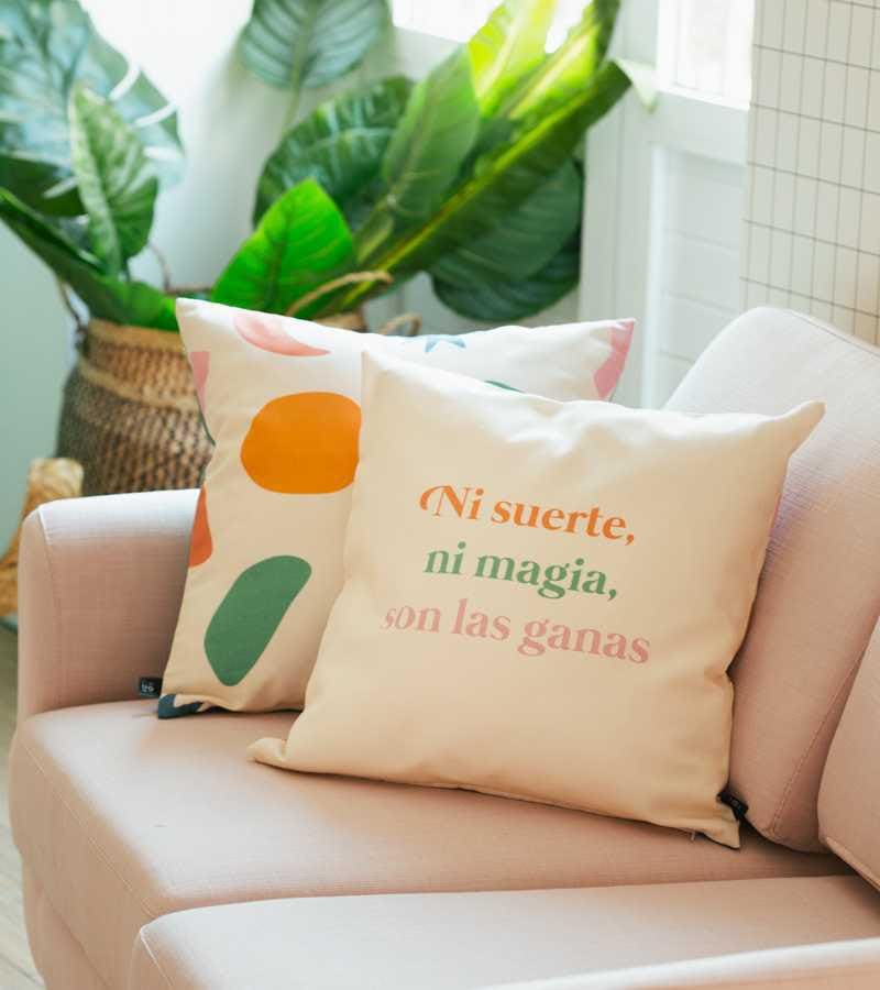 Funda de cojín "No es Magia"