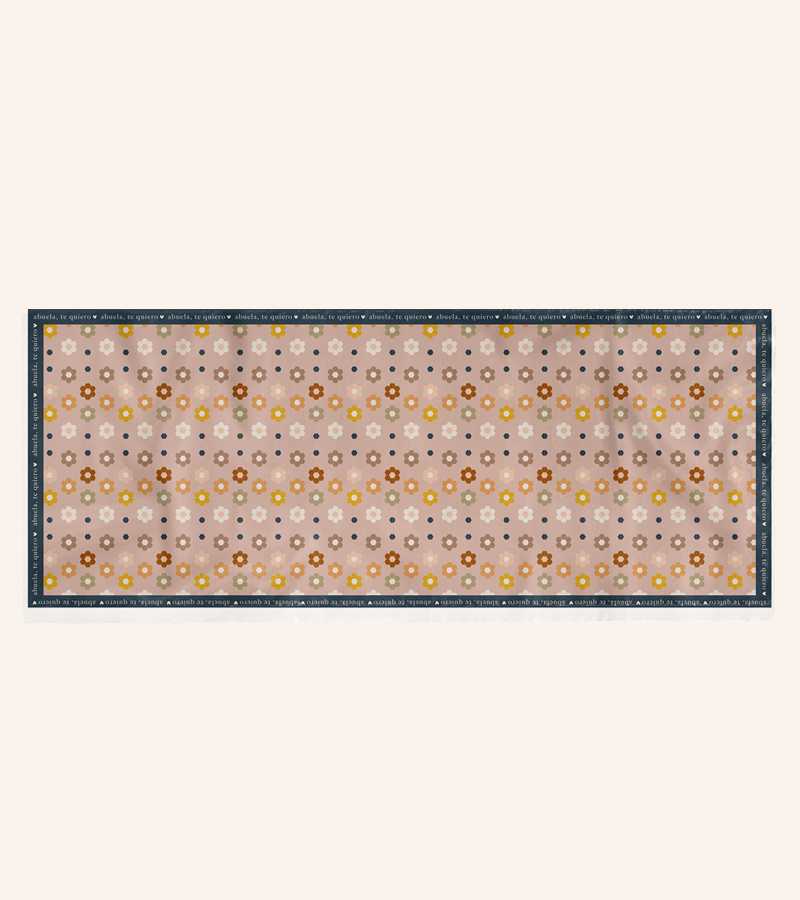 Pañuelo rectangular "Abuela, te quiero"