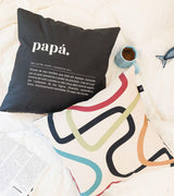 Funda de cojín "Papá. Definición"