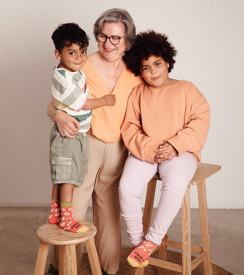 Mini calcetines "Tengo la abuela más maravillosa"